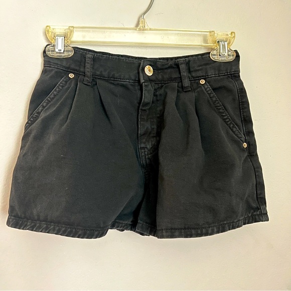 Zara Girls Black Shorts Size 9 with Pockets EUC - Picture 1 of 3
